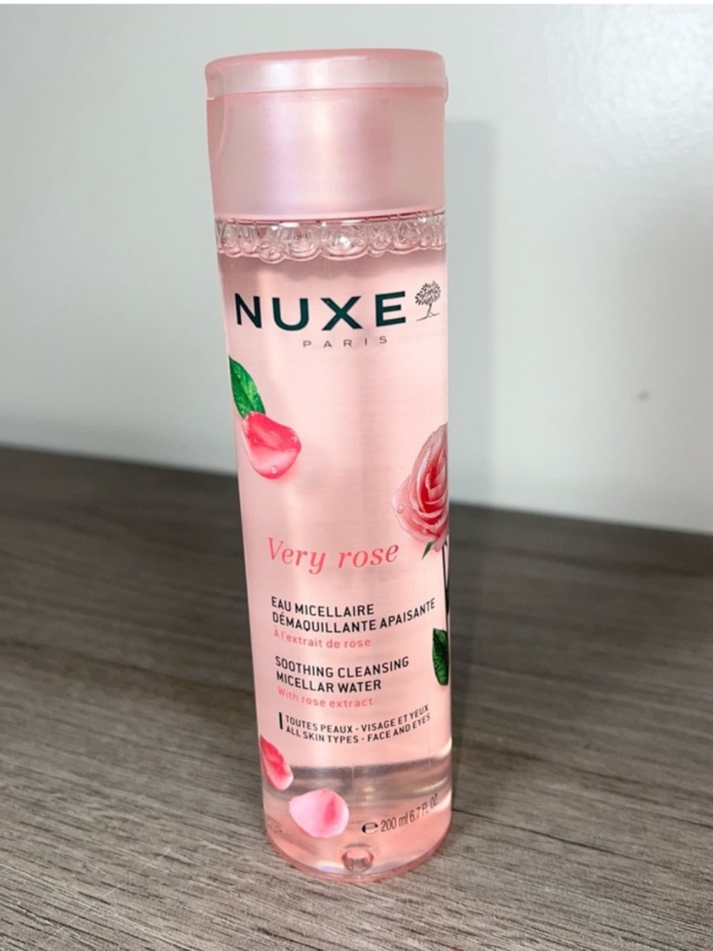 Nuxe Very Rose Soothing Facial Cleanser & Makeup Remover Micellar Water - Picture 2 of 9